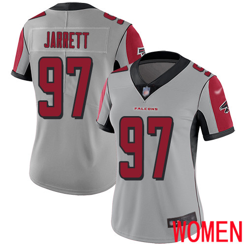 Atlanta Falcons Limited Silver Women Grady Jarrett Jersey NFL Football #97 Inverted Legend